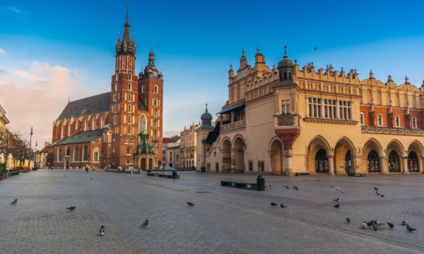 Attractions of the biggest market square in Europe in Cracow by a travel agency ITS Poland